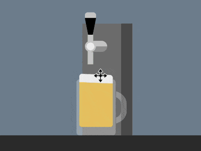 How to use pure CSS to achieve the special effect of picking up draft beer (source code attached)