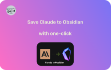 Claude to Obsidian