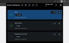 Browser Portable Workspaces