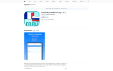 French Russian Dictionary + AI