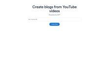 BlogFromVideo