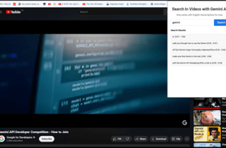 Search in YouTube Videos with AI