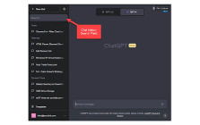 ChatGPT Chat History Search & Filter
