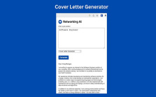Networking AI - Cover Letter Generator & Resume Builder