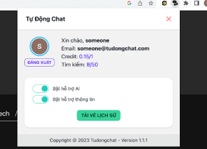 T? ??ng Chat Extension