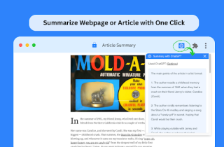 ChatGPT Article Summary Generator
