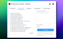 Free AI Tags Generator for YouTube