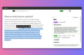 MIA: AI-Powered Writing Assistant