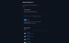 Instant Podcast