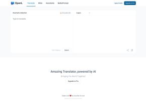 OpenL - Amazing Translator, powered by AI