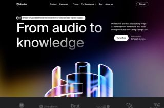Gladia I Speech-to-Text API
