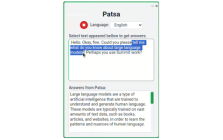 Patsa Extension