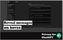 Privacy for ChatGPT