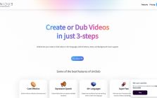 UniDub - Multi-Lingual AI Dubbing Platform