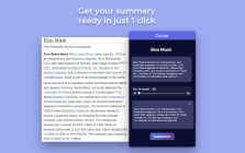 Cruxe AI Summarisation Extension