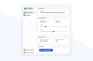 Text-to-Speech Extension