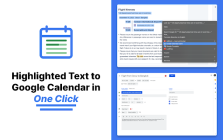 'Text to Google Calendar'