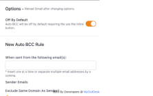 Gmail Auto BCC