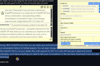 ChatGPTCustomizer
