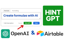 Airtable Hint GPT Chrome Extension