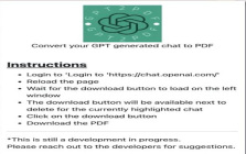 ChatGPT Download Extension