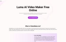 Video Maker Free Online Powered by Luma AI