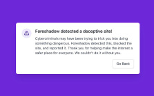 Foreshadow Anti-phishing