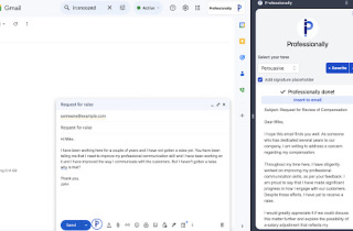 Professional Email Rephraser