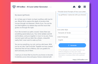 Love Letter Generator