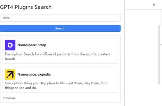GPT4 Plugins Search