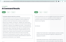 AI Command Chrome extension
