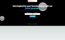 Song Quote Generator