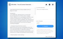 AI Writing Generator