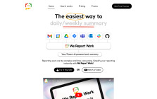 We Report Work