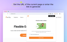 FlexClip AI URL to Video