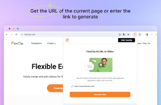FlexClip AI URL to Video