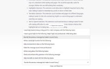 Autocomplete Common Prompts