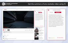 YouTube™ Summarizer Chrome Extension