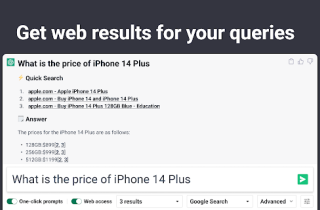 ChatGPT Web Results Extension