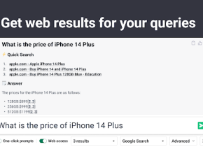 ChatGPT Web Results Extension
