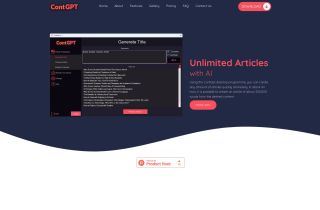 ContGpt - Article Builder with AI