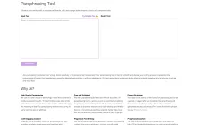 Paraphrasing Tool - Free AI Paraphraser