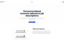 AI Personalized Resumes
