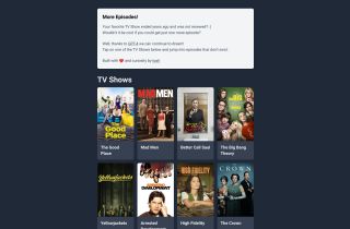 More Episodes!