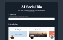 AI Social Bio