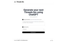 Threads Bio Generator
