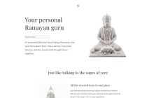 Generative AI chat for the Ramayan's english translation