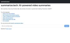 summarize.tech
