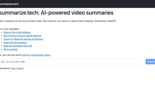 summarize.tech