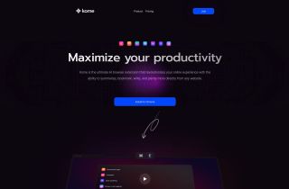 Kome: AI Summary and Bookmark Extension